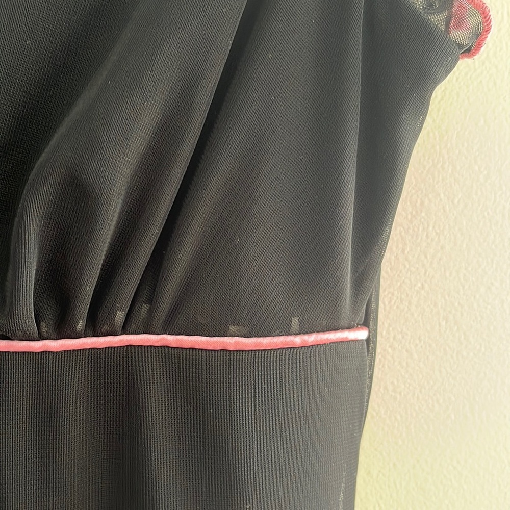 Vintage Y2K Flouncy MIDI Dress Handkerchief Hem Chiffon Fairycore Empire S 90s - Picture 5 of 8